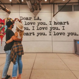 #ValentinesDay is all about celebrating love. Love for yourself, love for others and love for the city that we call home! 💌 #LosAngeles 
📷: @thelacouple Instagram post from @llewellyn__la on February 14, 2022 18:46:19pm